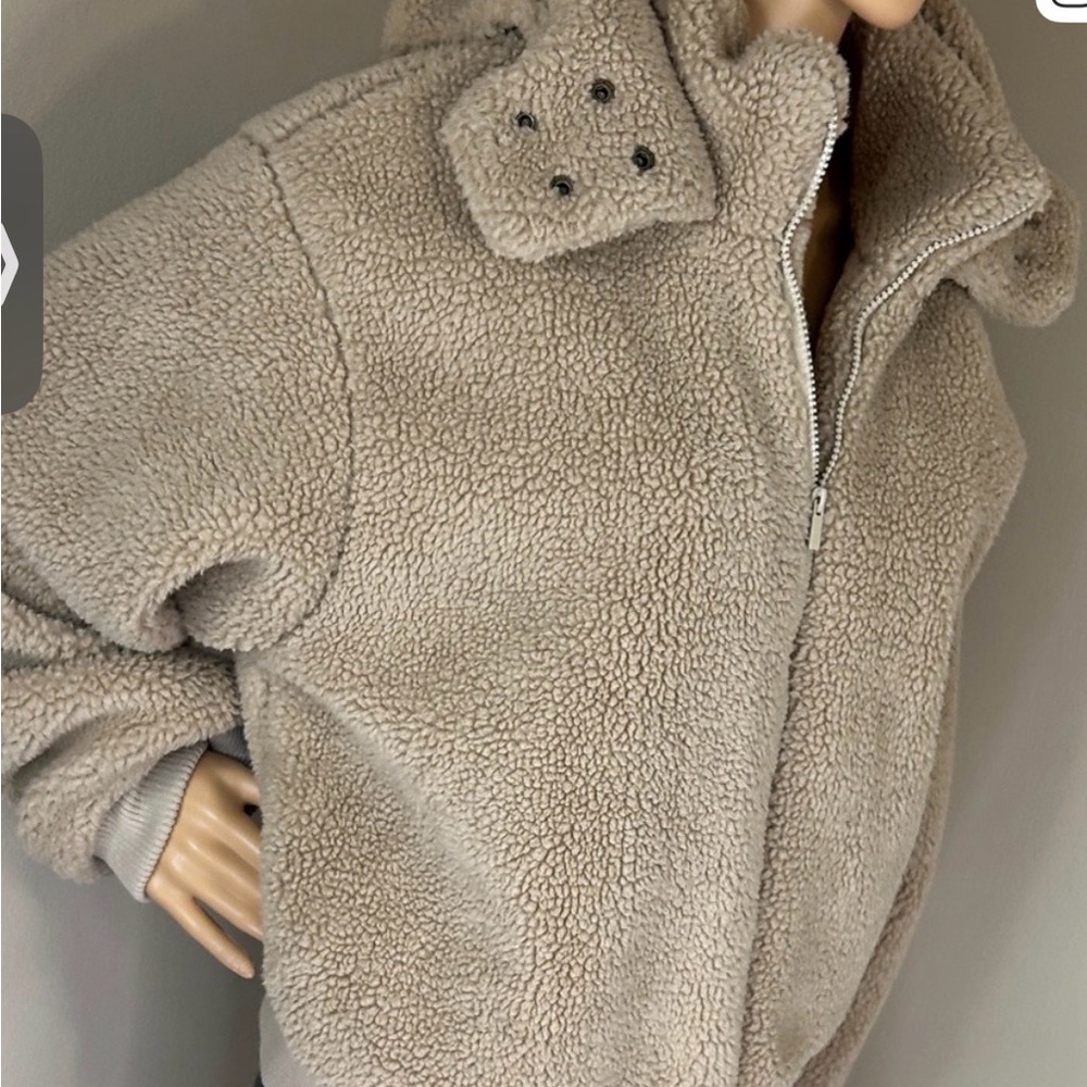 SINCERELY JULES TEDDY SHERPA JACKET SMALL